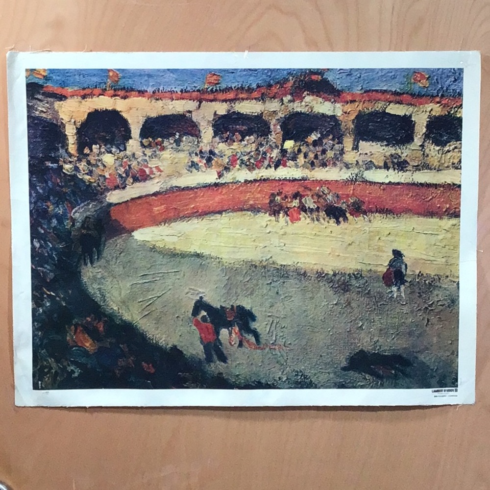 Vintage Giclee Print, 300 Picasso - Corrida by Pablo Picasso, Lambert Studios